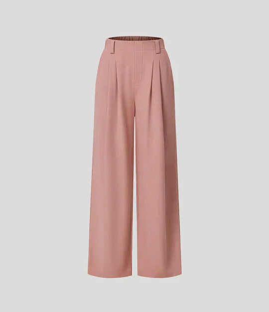 High-Tailed Office Pants for Women