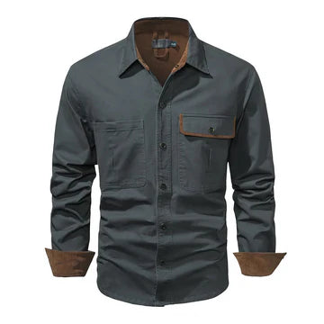 Pocket Long Sleeve Shirt for Men