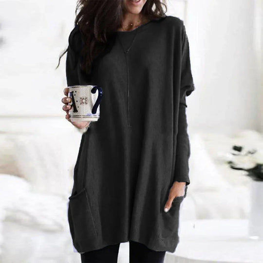 Women's Elegant Long Sleeve Tunic Top