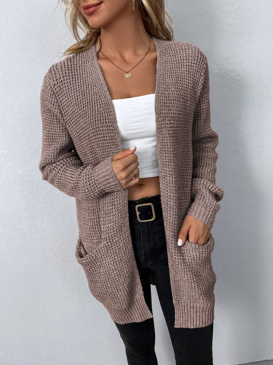 Long Sleeve Knitted Cardigan for Women