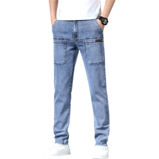 Men's Casual Slim-Fit Denim Jeans