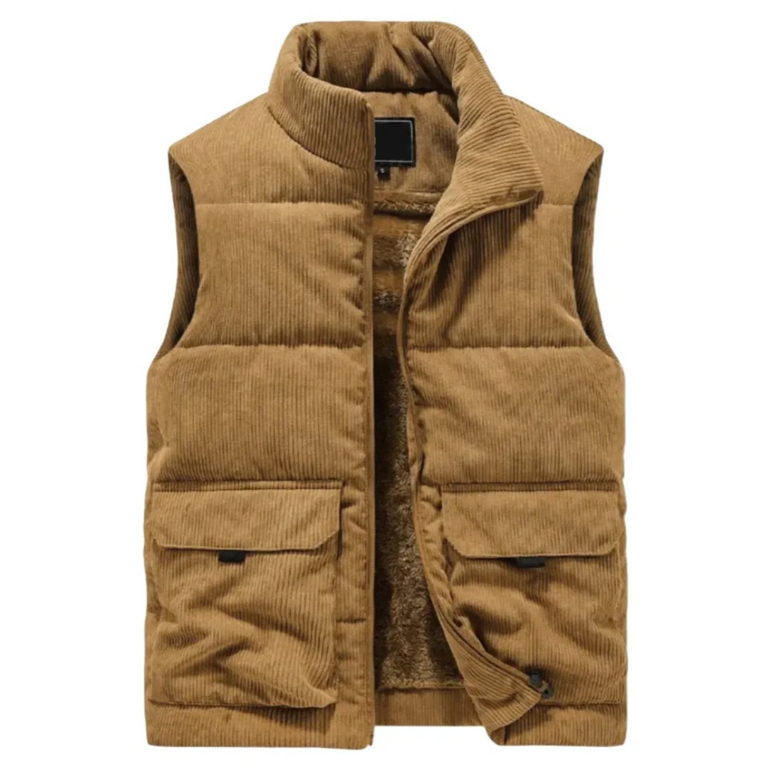 Rugged Corduroy Vest for Men