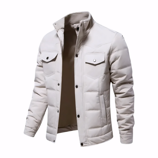 Classic Quilted Puffer Jacket for Men