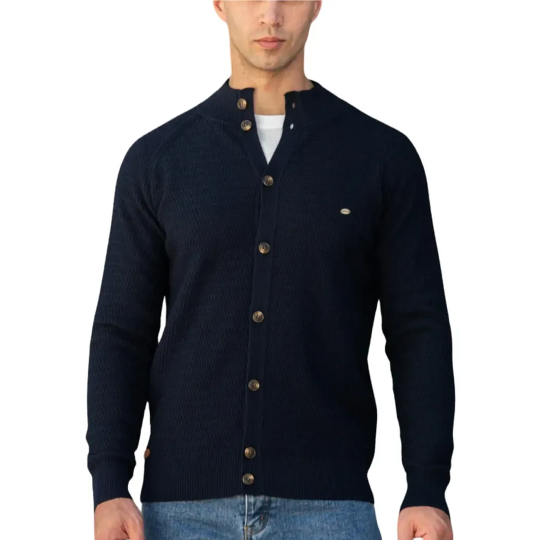 Men's Refined Wool Blend Cardigan