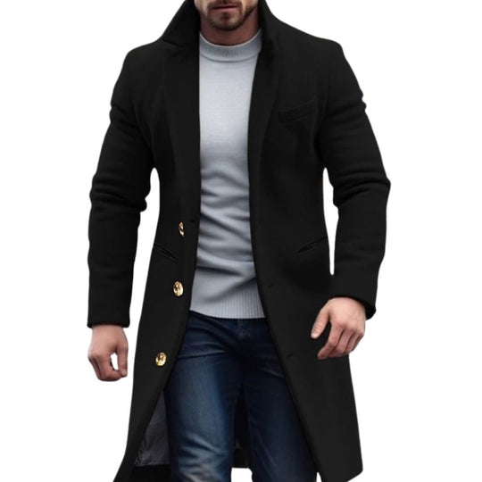 Essential Buttoned Trenchcoat for Men