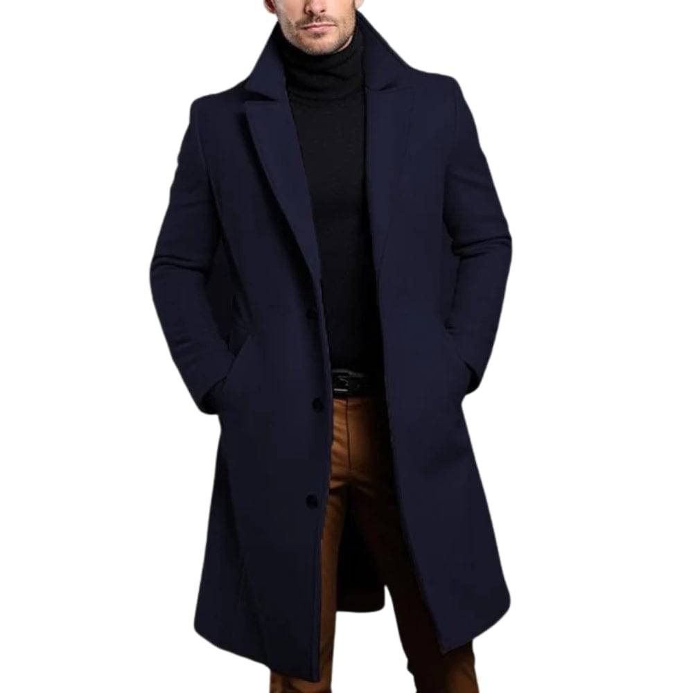 Mid-Length Trench Coat for Men - Armoire Melbourne