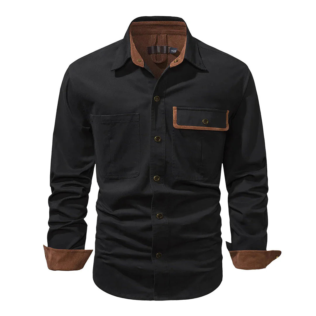 Pocket Long Sleeve Shirt for Men