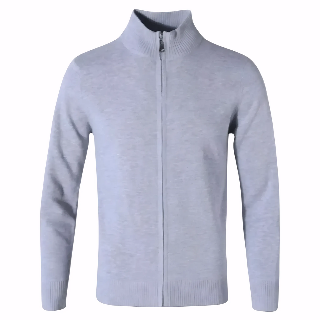 Men's Classic Full-Zip Knitted Cardigan