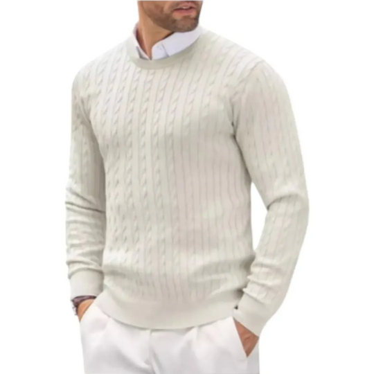 Men's Classic Cable Knit Sweater