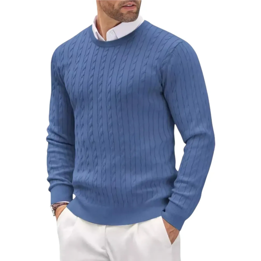 Men's Classic Cable Knit Sweater