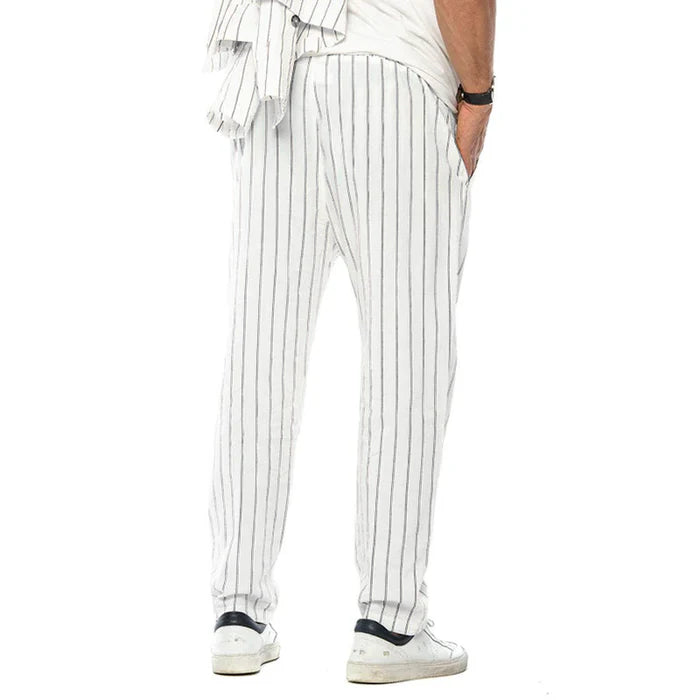 Men’s Casual Striped Trousers