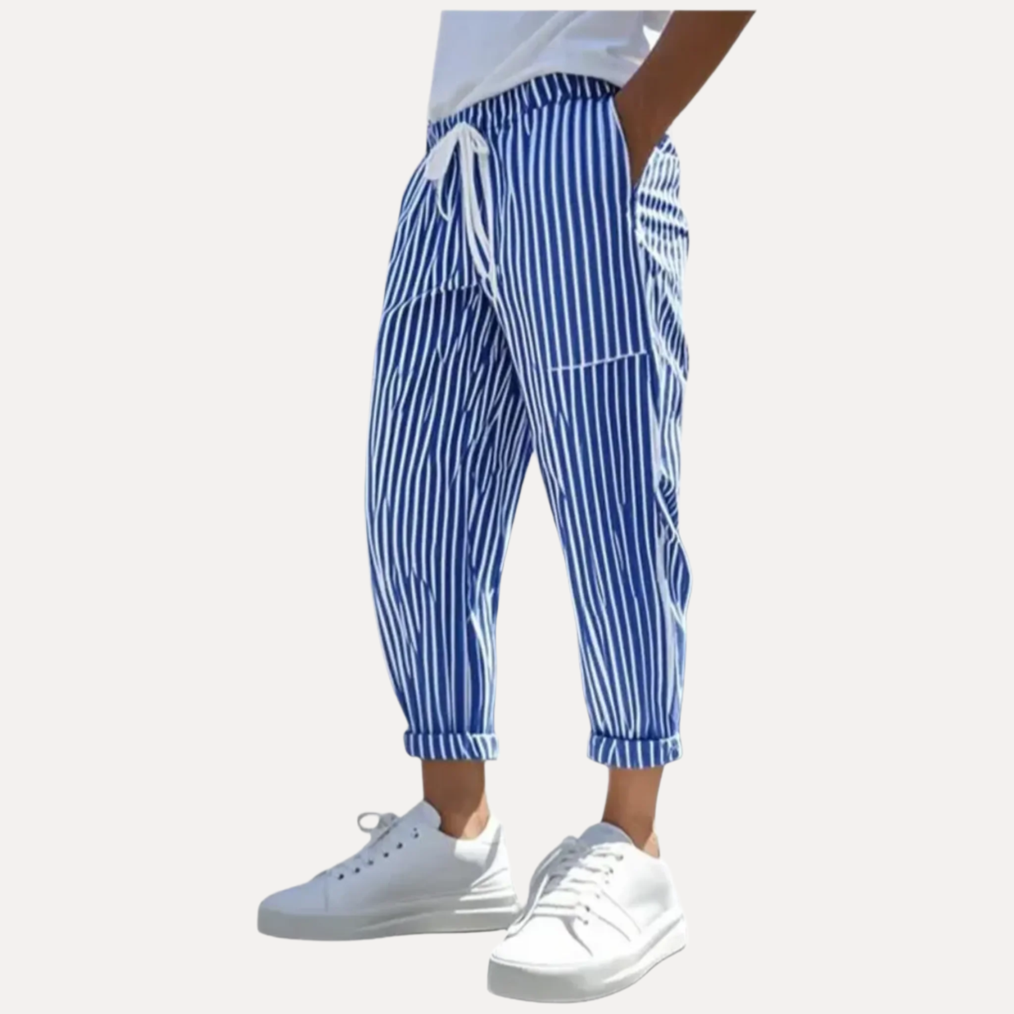 Armoire Men’s Striped Tapered Pants
