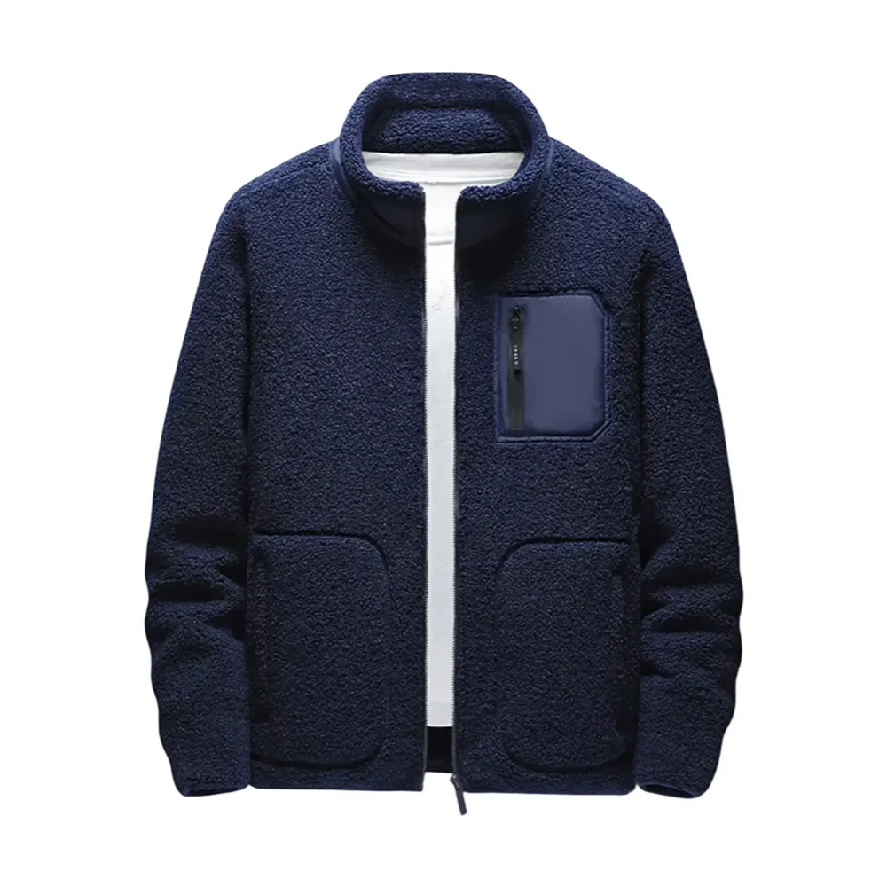 Men's Fleece Jacket with Pockets