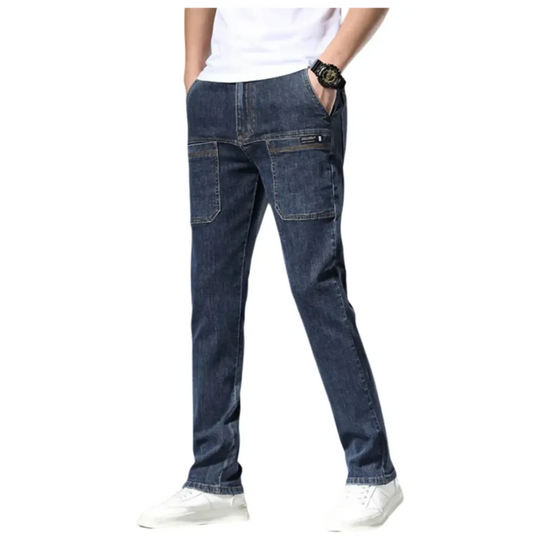 Men's Casual Slim-Fit Denim Jeans