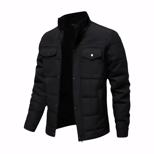 Classic Quilted Puffer Jacket for Men