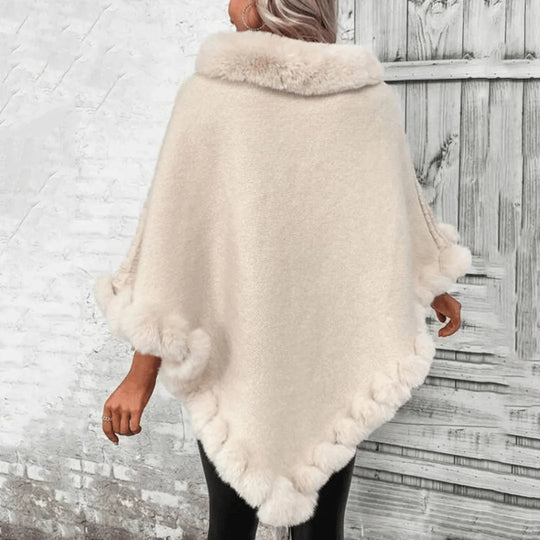 Soft and Cozy Weave Poncho for Women