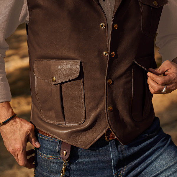 Men’s Vintage Western Vest