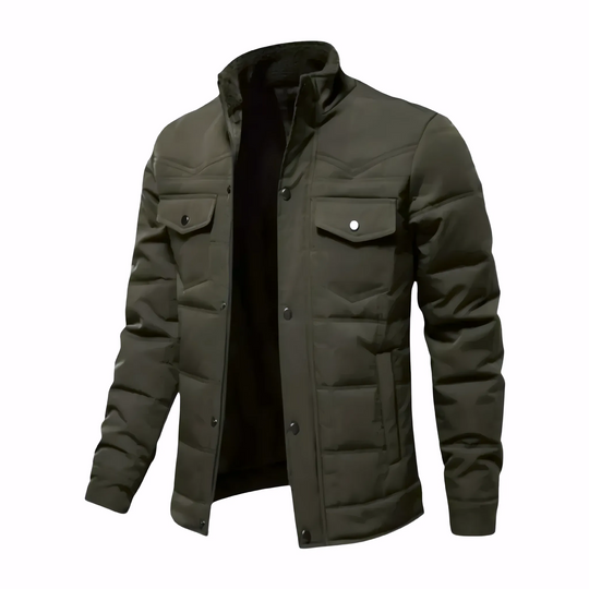 Classic Quilted Puffer Jacket for Men