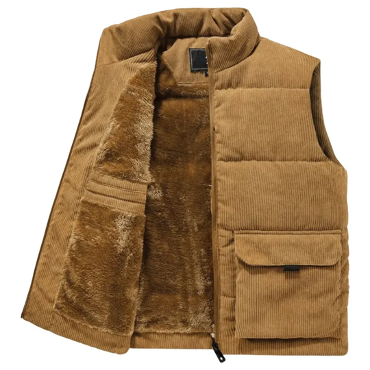 Rugged Corduroy Vest for Men