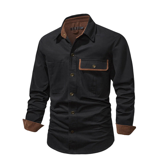 Pocket Long Sleeve Shirt for Men