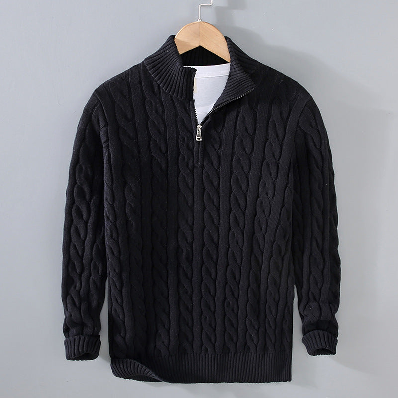 Men’s Zip-Up Autumn Sweater