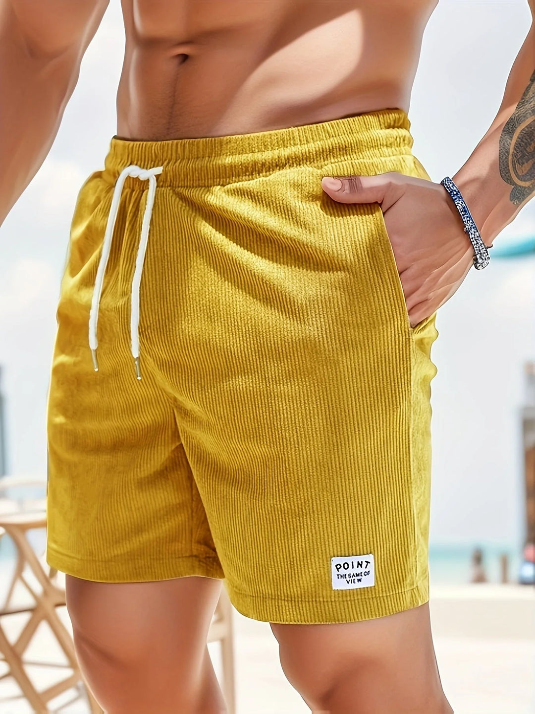 Men's Handmade Striped Shorts