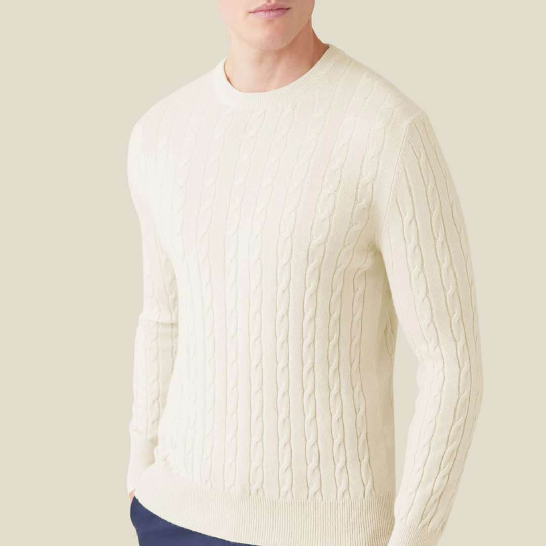 Armoire Cable Knit Sweater Wool Men's