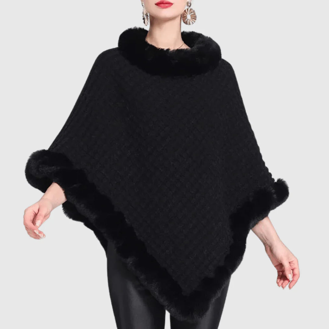 Soft and Cozy Weave Poncho for Women