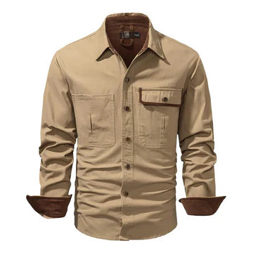 Pocket Long Sleeve Shirt for Men