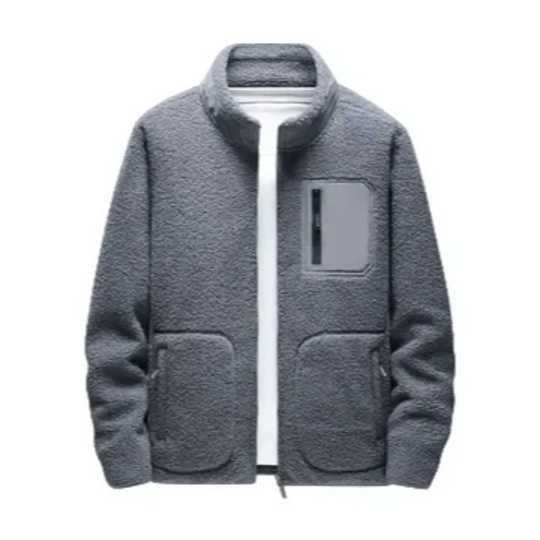 Men's Fleece Jacket with Pockets