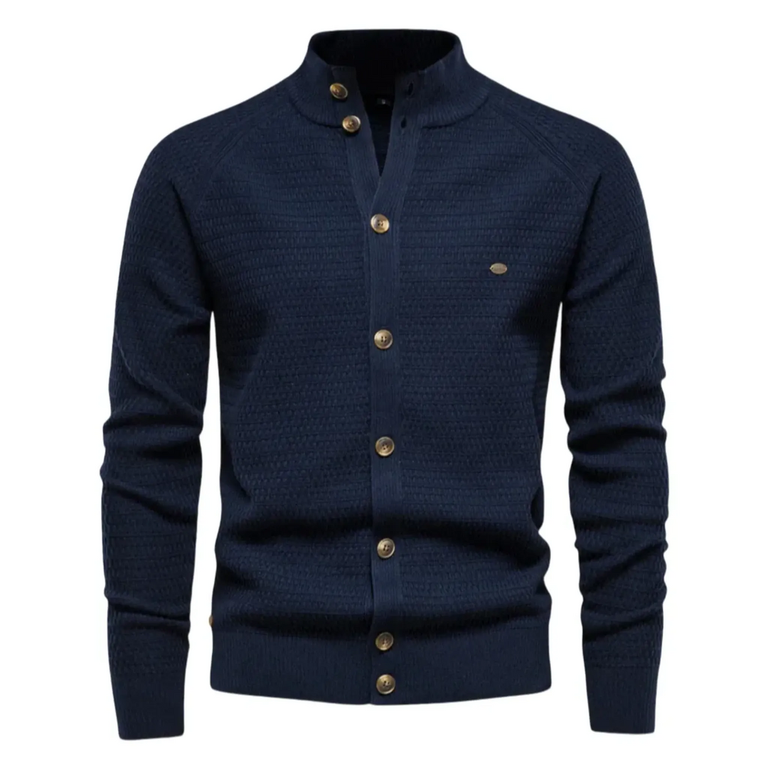 Men's Refined Wool Blend Cardigan