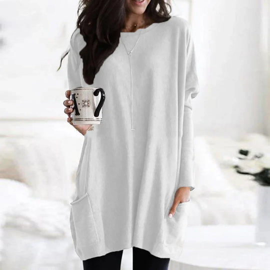 Women's Elegant Long Sleeve Tunic Top