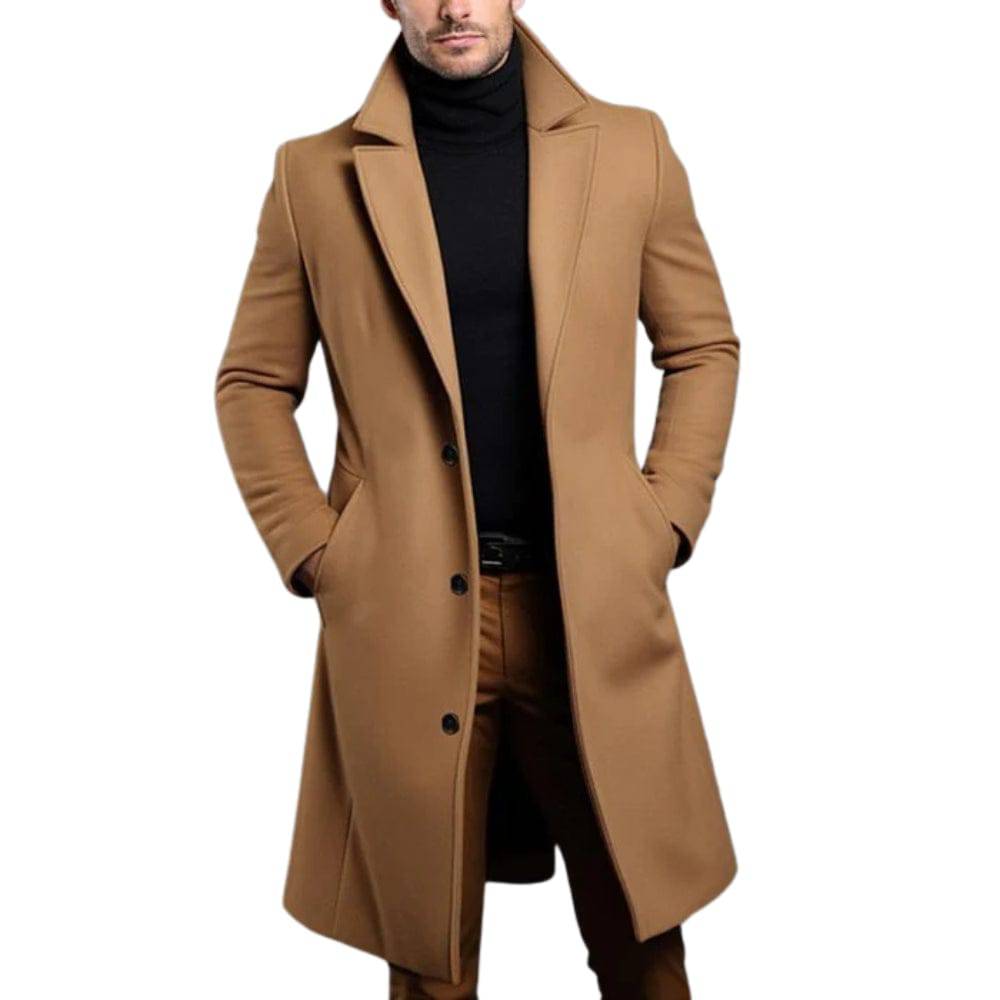 Mid-Length Trench Coat for Men - Armoire Melbourne