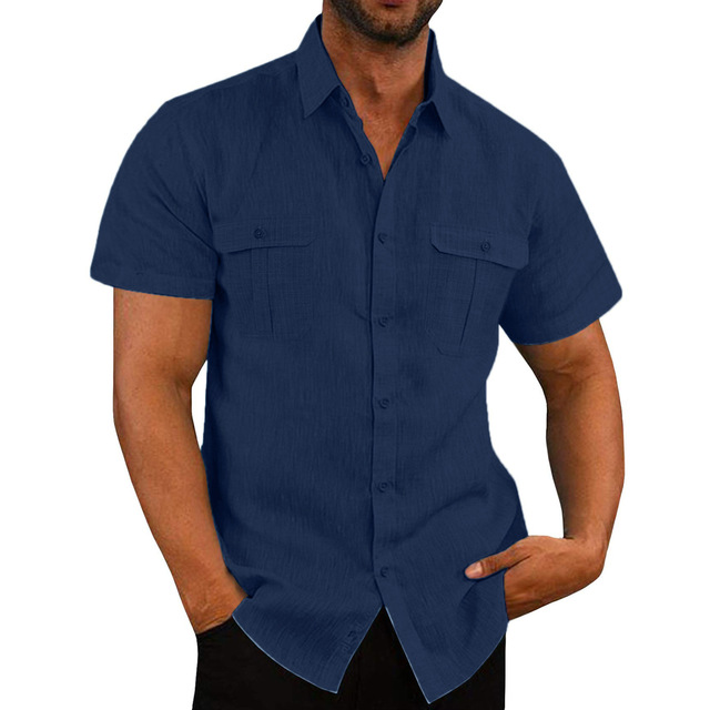 Men's Lightweight Linen Blend Shirt
