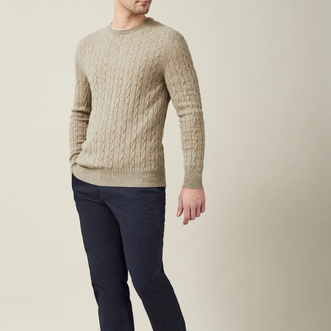 Armoire Cable Knit Sweater Wool Men's