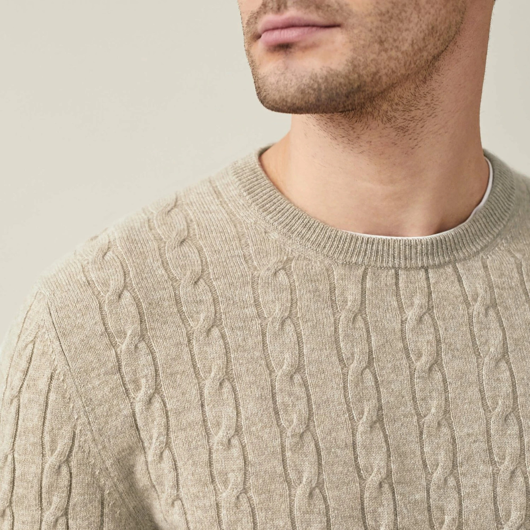 Armoire Cable Knit Sweater Wool Men's
