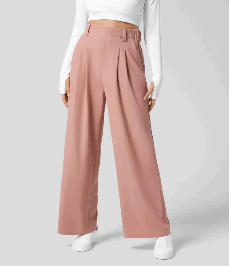 High-Tailed Office Pants for Women