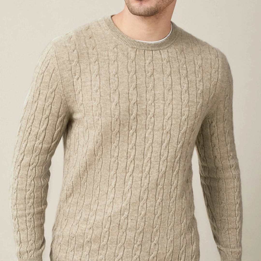 Armoire Cable Knit Sweater Wool Men's