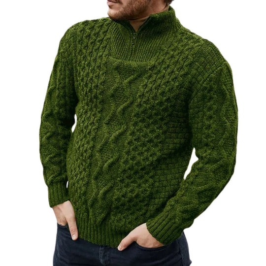 Knitted Turtleneck Pullover For Men