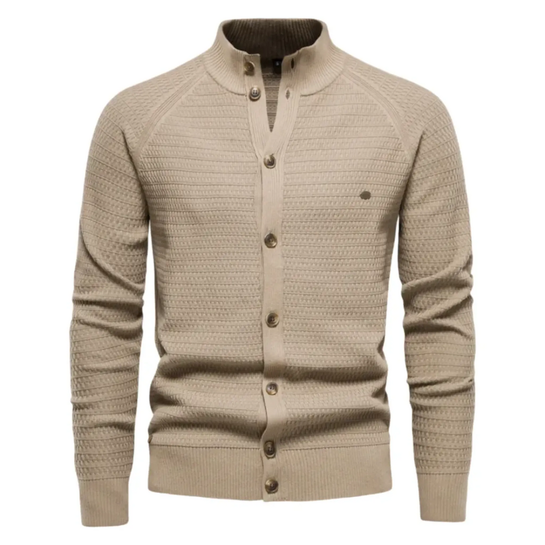 Men's Refined Wool Blend Cardigan