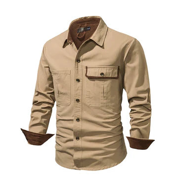 Pocket Long Sleeve Shirt for Men