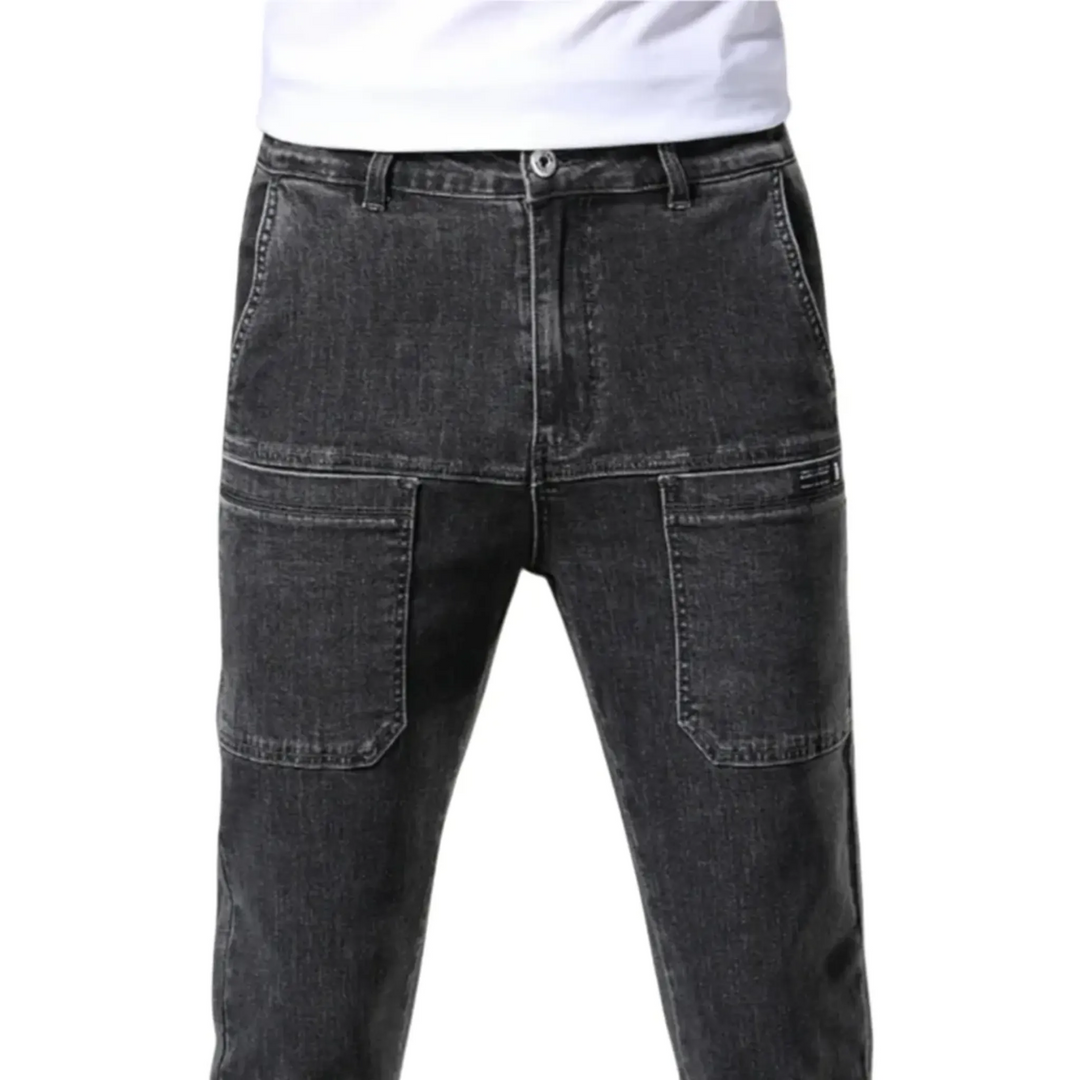 Men's Casual Slim-Fit Denim Jeans