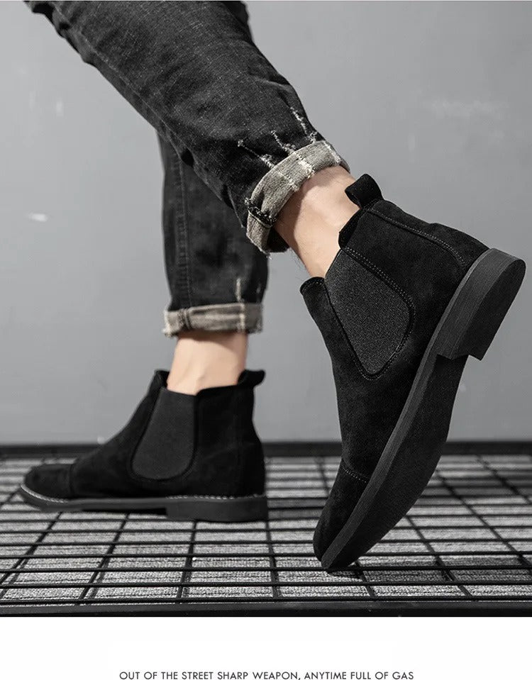 Men's Classic Suede Boots - Armoire Melbourne