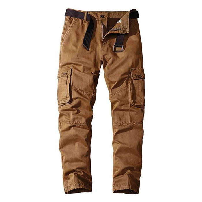 Casual Straight Multi-Pocket Cargo Pants for Men