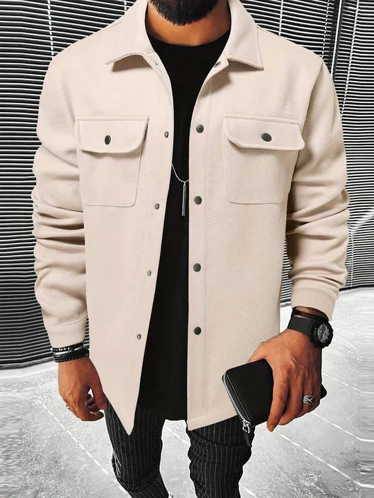 Elegant Butonned Jacket for Men