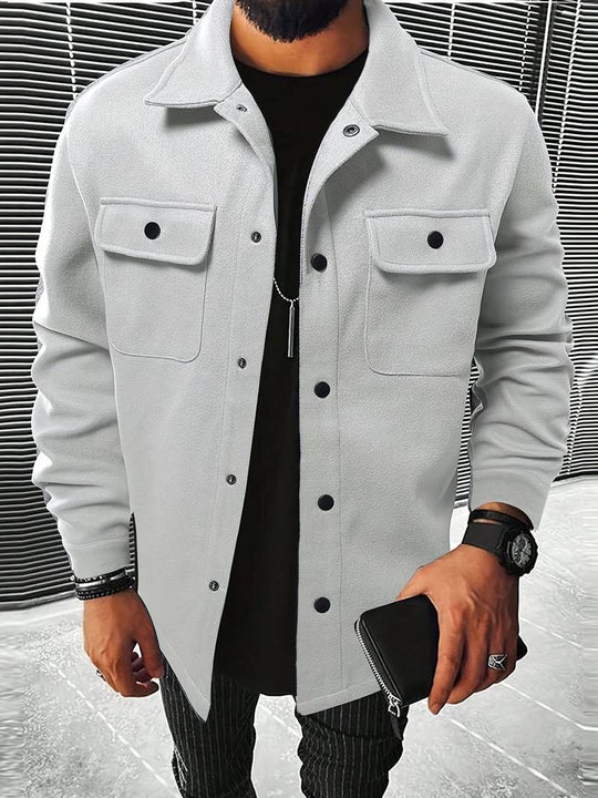 Elegant Butonned Jacket for Men