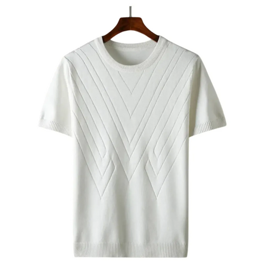 Men's Classic Geometric Knit T-shirt