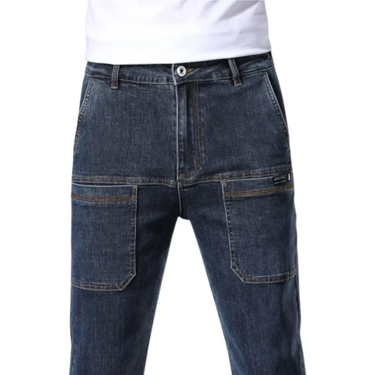 Men's Casual Slim-Fit Denim Jeans