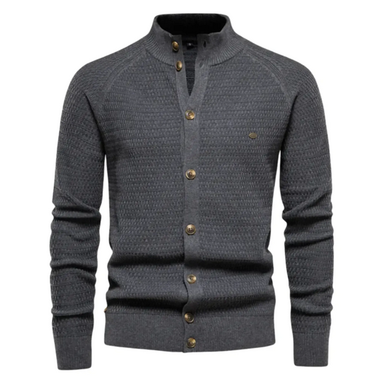 Men's Refined Wool Blend Cardigan