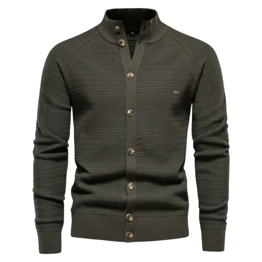 Men's Refined Wool Blend Cardigan